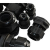 Mixed Lot of NEW Bimed Black Nylon Cable Glands Strain Relief Cord Grips