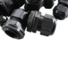 Mixed Lot of NEW Bimed Black Nylon Cable Glands Strain Relief Cord Grips