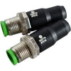 NEW Lot of 2 Murrelektronik 332779 M12 4-Pole Coding Jumper Plug 87218