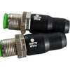 NEW Lot of 2 Murrelektronik 332779 M12 4-Pole Coding Jumper Plug 87218