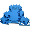 NEW Wago 2002-3204 TOPJOB S Triple-Deck DIN Rail Terminal Block 24A Blue