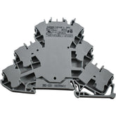 NEW Wago 2002-3201 TOPJOB S Triple-Deck DIN Rail Terminal Block 24A Gray