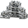 NEW Wago 2002-3201 TOPJOB S Triple-Deck DIN Rail Terminal Block 24A Gray