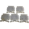 Lot of 5 Allen Bradley 1492-HM1 Terminal Block 30A 600V Finger Safe