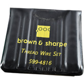 Brown & Sharpe 599-4816  60-Deg Thread Measuring Wire Set in Pouch