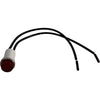 Red Panel Mount Indicator Light Assembly 2 Wire Leads Panel Indicator