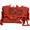Lot of 66 NEW Wago 2002-1203 TOPJOB S Red 2-Conductor Terminal Block 2.5mm 600V DIN Rail
