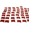 Lot of 66 NEW Wago 2002-1203 TOPJOB S Red 2-Conductor Terminal Block 2.5mm 600V DIN Rail