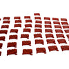 Lot of 66 NEW Wago 2002-1203 TOPJOB S Red 2-Conductor Terminal Block 2.5mm 600V DIN Rail