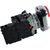 NEW Allen-Bradley 800FM Dual Push Button Switch Green I Red O With Contact Block