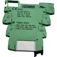 NEW Phoenix Contact 2966472 PLC-RSP-24DC/21 Relay Module 24VDC 6A Spring Terminal