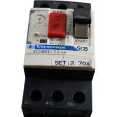 Telemecanique GV2ME08 Motor Circuit Breaker 2.5-4A Push Button Manual Starter