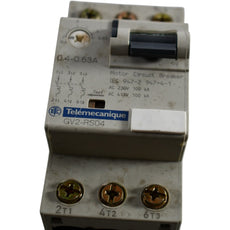 Telemecanique GV2-RS04 Motor Circuit Breaker 0.4-0.63A Toggle Manual Starter