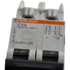 Merlin Gerin 24447 Multi 9 C60 C6A 2-Pole Circuit Breaker 480Y/277V DIN Rail