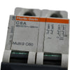 Merlin Gerin 24447 Multi 9 C60 C6A 2-Pole Circuit Breaker 480Y/277V DIN Rail