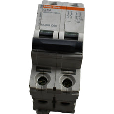 Merlin Gerin 24447 Multi 9 C60 C6A 2-Pole Circuit Breaker 480Y/277V DIN Rail