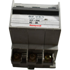 Honeywell GCP-33A Circuit Protector 3-Pole 3A 220VAC DIN Rail Circuit Breaker