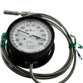 Moeller Instrument 41202-4 Remote Reading Gas Actuated Thermometer 20-240 F 4.5''