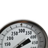 NEW Ashcroft 50/550F Bimetal Thermometer 4.5'' Dial 8'' Stem