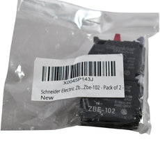 Pack of 2 NEW Schneider Electric ZBE-102 Contact Block 1 NC ZBE102