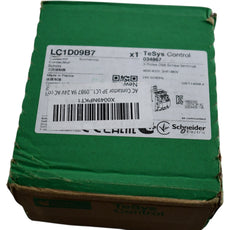 NEW Schneider LC1D09B7 TeSys Control Contactor 3 Pole 9A 24V 50/60Hz 5HP 480V