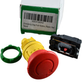 NEW Schneider ZBE-102 Emergency Stop Push Button Switch 22mm Red Plastic 1 NC