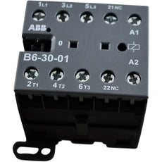 NEW ABB B6-30-01 Mini Contactor 3 Pole 12A 300V 1NC Compact Screw Terminals