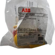 NEW ABB CEPY1-2001 Emergency Stop Enclosure with Shroud 40mm 2NC 1SFA619821R2001