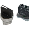NEW Schneider XB4BD21 Harmony 22mm 2-Position Selector Switch Black 1NO Metal