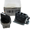 NEW Schneider XB4BD21 Harmony 22mm 2-Position Selector Switch Black 1NO Metal