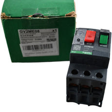 NEW Schneider GV2ME08 TeSys Deca Manual Motor Starter 2.5-4A Push Button 3P Breaker