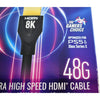 NEW Key Digital KD-Pro8K6BX 8K 48G Ultra High Speed HDMI Cable 6ft 1.8m