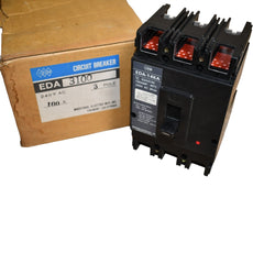 NEW IEM EDA3100 Circuit Breaker 3 Pole 100A 240V 14kA Molded Case EDA-14KA