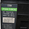 NEW IEM FSA3125 Circuit Breaker 3 Pole 125A 480V FSA-18KA 18kA 40C