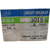 NEW IEM ESA3015 Circuit Breaker 3 Pole 15A 480V ESA-14KA 14kA 40C