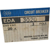 NEW IEM EDA3020 Circuit Breaker 3 Pole 20A 240V EDA-14KA 14kA 40C