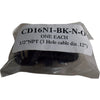 NEW Sealcon CD16N1-BK-N-O Liquid Tight Strain Relief Cord Grip 1/2 NPT 3-Hole