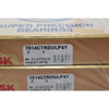 NEW Pair NSK 7014CTRDULP4Y Angular Contact Bearings 70x110x20mm Duplex Pair