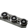 Lot of 2 PBC Linear Redi-Rail RRS18 3-Roller Linear Guide Carriage Sliders