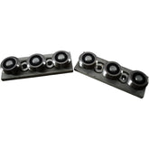 Lot of 2 PBC Linear Redi-Rail RRS18 3-Roller Linear Guide Carriage Sliders