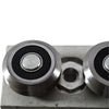 Lot of 2 PBC Linear Redi-Rail RRS18 3-Roller Linear Guide Carriage Sliders