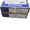 Lot of 2 NEW NSK HR32015XJ Tapered Roller Bearing Cone & Cup 75x115x25mm