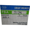 NEW IEM FSA3125 Circuit Breaker 3 Pole 125A 480V 18kA Molded Case FSA-18KA