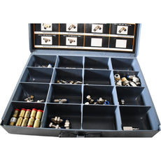 Anderson Fittings 6MN41 Brass Push To Connect Pneumatic Fittings Kit Metal Case
