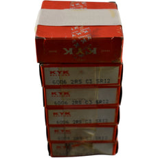 NEW Lot of 6 KYK 6006 2RS C3 SRI2 Rubber Sealed Ball Bearings 30mm ID 55mm OD