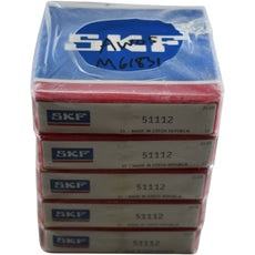 NEW Lot of 5 SKF 51112 Single Direction Thrust Ball Bearing 60x85x17mm