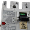 Mitsubishi NV100-HRU3100 No-Fuse Earth Leakage Circuit Breaker 3 Pole 100A 480V