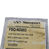NEW Newport FSQ-ND003 Uncoated ND Filter 50.8x50.8mm UVFS 0.03 OD Optical