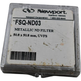 NEW Newport FSQ-ND03 Metallic Neutral Density Filter 50.8x50.8mm UVFS 0.3 OD
