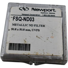NEW Newport FSQ-ND03 Metallic Neutral Density Filter 50.8x50.8mm UVFS 0.3 OD